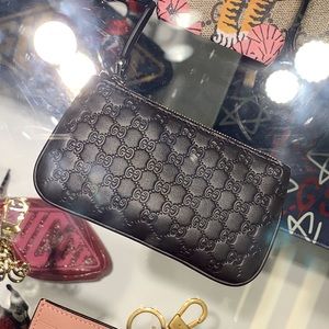 Gucci Card Holder Coin Purse with Key Chain